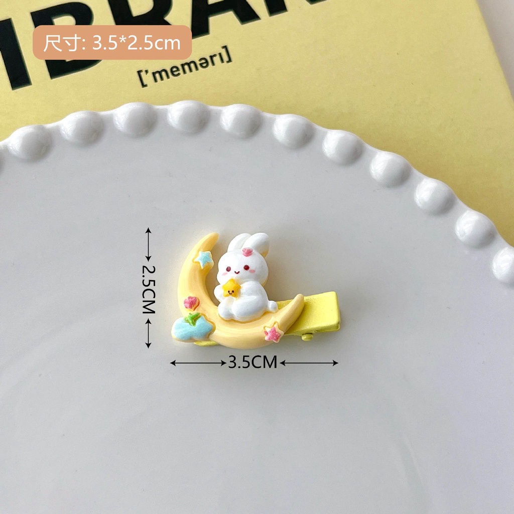 Kẹp Tóc Hình Thỏ Dễ Thương Cho Nữ