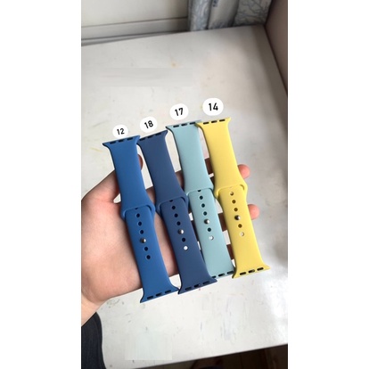 Dây Đeo Silicone Mềm Cho Đồng Hồ Thông Minh iWatch iWatch Series 9 8 7 SE 6 5 4 3 2 1 Ultra 49mm for smart Watch 45mm 41mm 44mm 40mm 42mm 38mm Ultra2