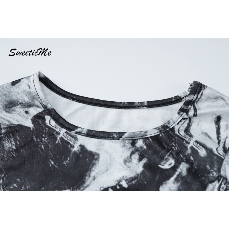 Đầm Mini Sát Nách Cổ Tròn Phối Màu Tương Phản Thời Trang 2023 Cho Nữ