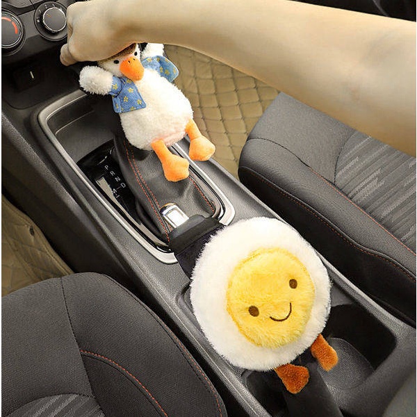 Shift Knob Cover Four Seasons Universal Gear Shift Knob Cover Block Sleeve Handbrake Sleeve Car Gear Set Automatic Manual Gear Universal Jvuk