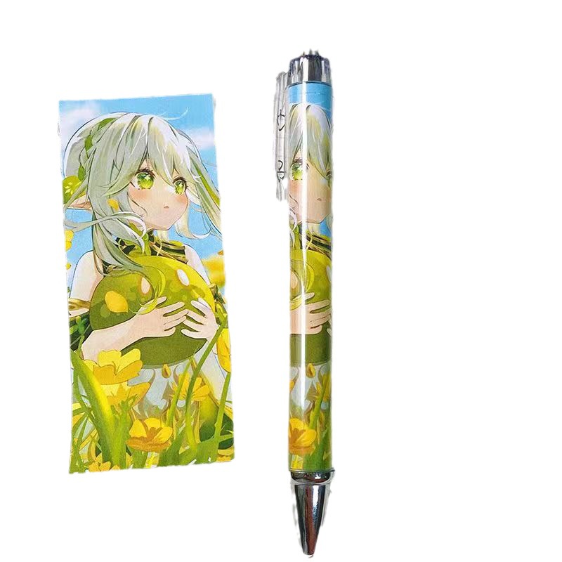 Sy2 anime genshin impact nahida ballpoint gel pen black 0.5mm văn phòng phẩm bút chì tự động cho học sinh quà tặng trường học cho k