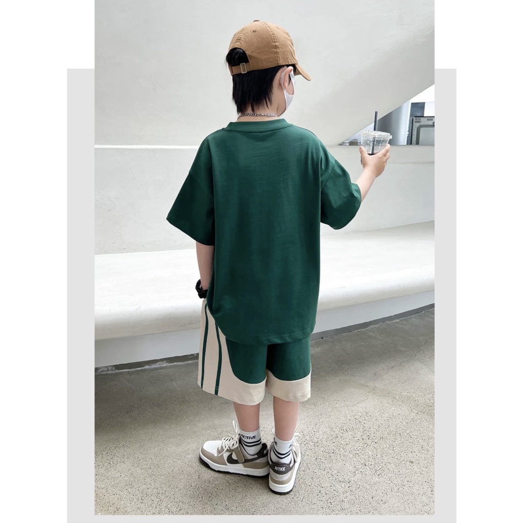 Bộ thun cotton bé trai 1985