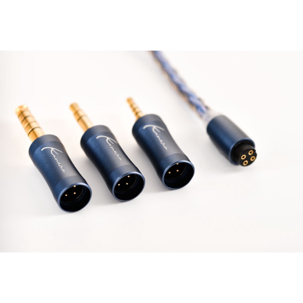 Dây tai nghe nâng cấp mô-đun Kinera Ace 2.0  Thiết kế phích cắm có thể thay thế với ba loại phích cắm phía trước