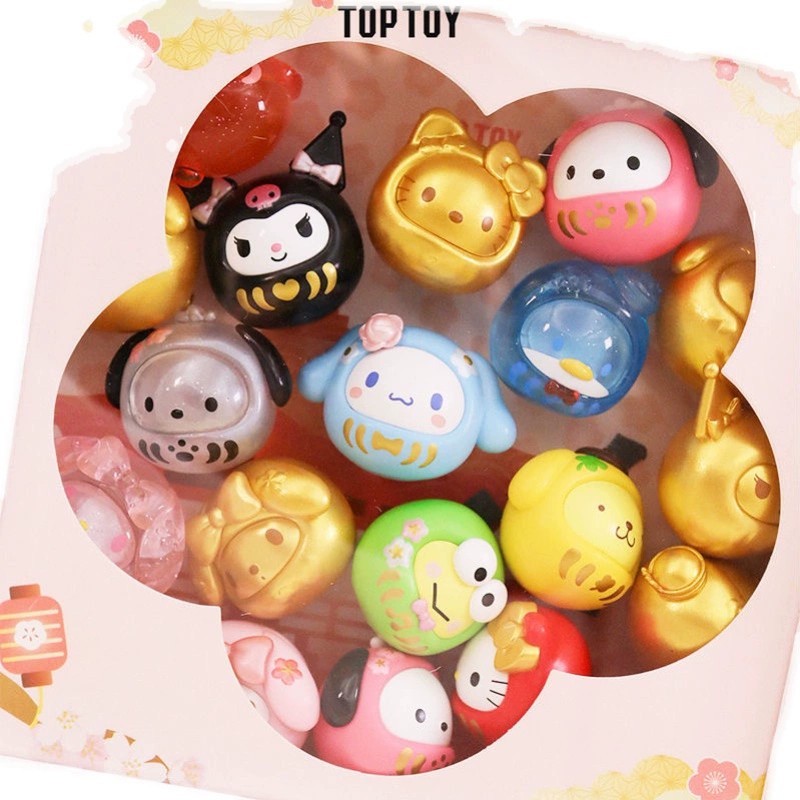 Mô Hình Gia Đình Sanrio MINI Dharma Hoạt Hình Sáng Tạo Trang Trí Bàn Làm Việc