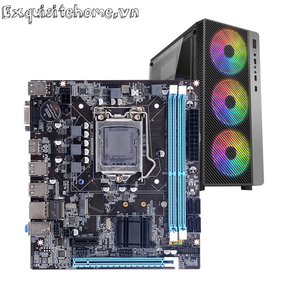 Bo mạch chủ h61 16gb micro-atx desktops mainboard lga1155 socket i3 / i5 / i7 cpu