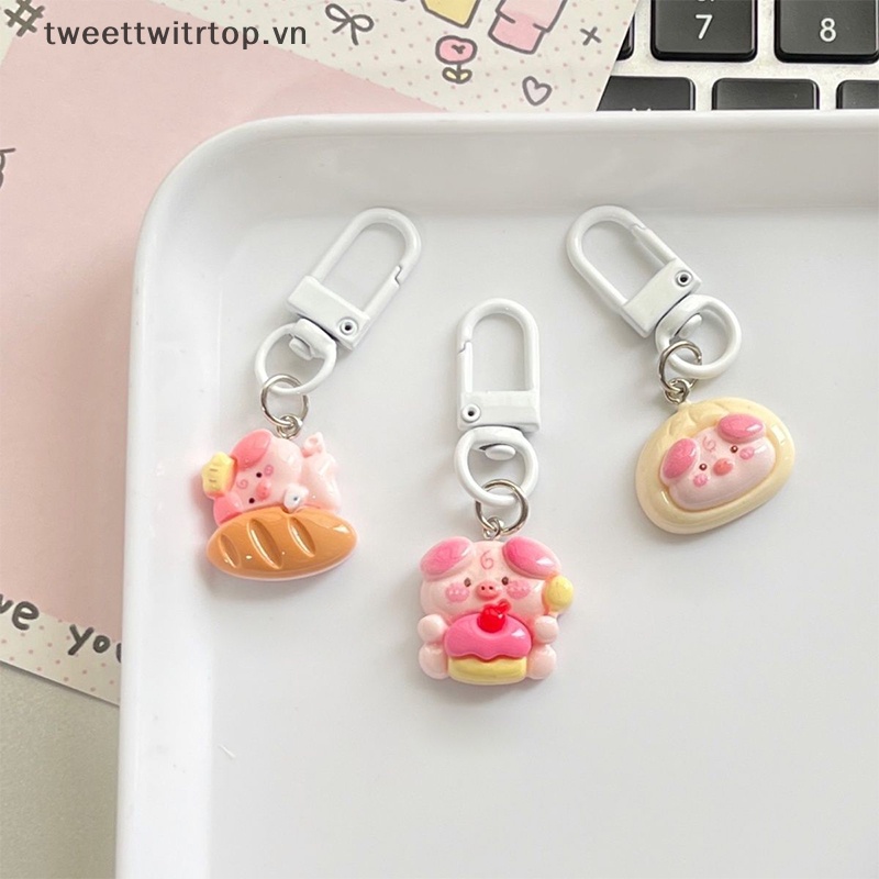 Trtop Móc Khóa Hình Chú Heo Đáng Yêu Trang Trí Ba Lô / Xe Hơi vn