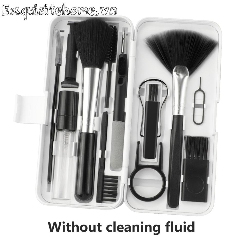 Bộ bàn chải làm sạch bàn phím máy tính 18-trong-1 chống bụi cho máy ảnh video máy tính bảng