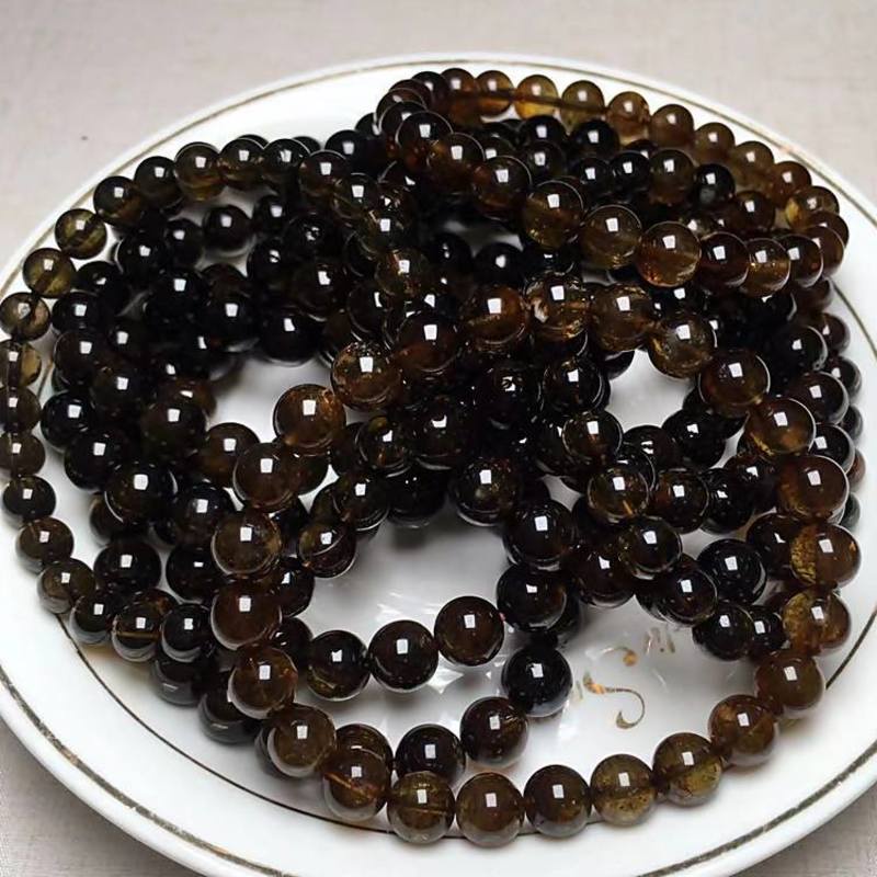 Cà phê tự nhiên màu tourmaline nữ hoàng vòng tay đá nữ