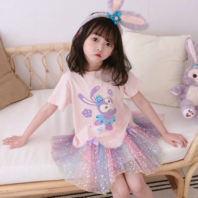 Esct tám cô gái váy mới váy đông lạnh váy công chúa trẻ em cotton sequins disney dress trẻ em cô gái quần áo thời trang