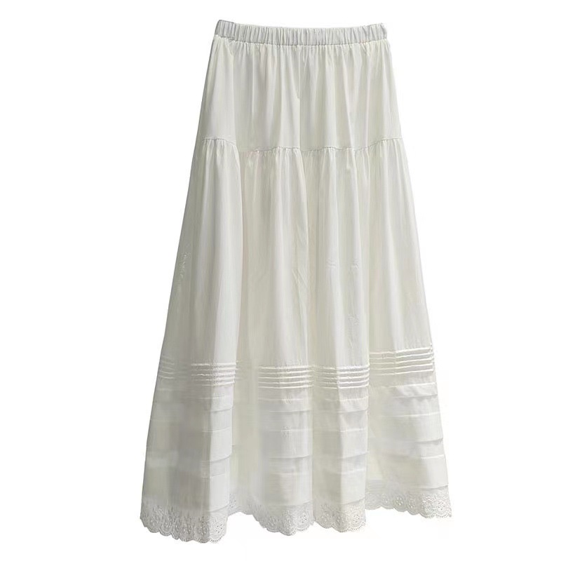 Váy nữ 2023 mới mùa hè phong cách hàn quốc giảm béo eo cao váy dài thanh lịch