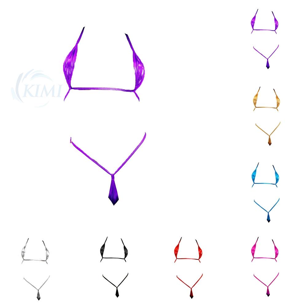 Đồ lót da micro bikini g-string shiny thongs đồ bơi đồ bơi đi biển