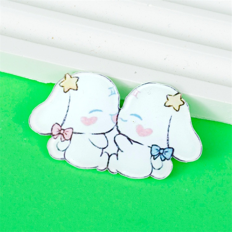 Sanrio Ghim Cài Áo Bằng acrylic Hình cinnamoroll Dễ Thương