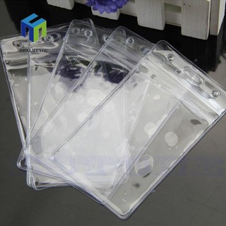 Bộ 10 bao đựng thẻ HEALMEYOU nhựa PVC trong suốt tiện lợi