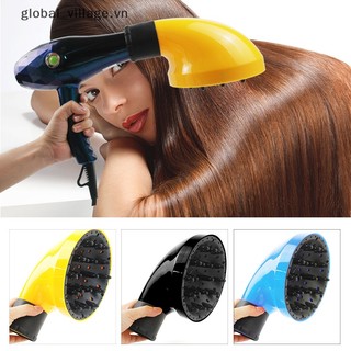 [global_village] Universal hair diffuser profession blow dryer head diffuser tóc xoăn gợn sóng [vn]