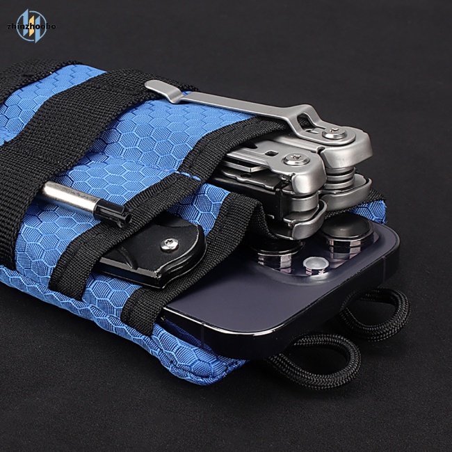 Zhin kosibate tactical edc molle storage bag oxford vải thể thao túi thắt lưng ví tiền xu cho đi bộ đường dài cắm trại ngoài trời