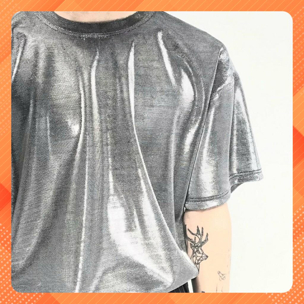 Áo thun Stee Ánh kim SILVER Unisex