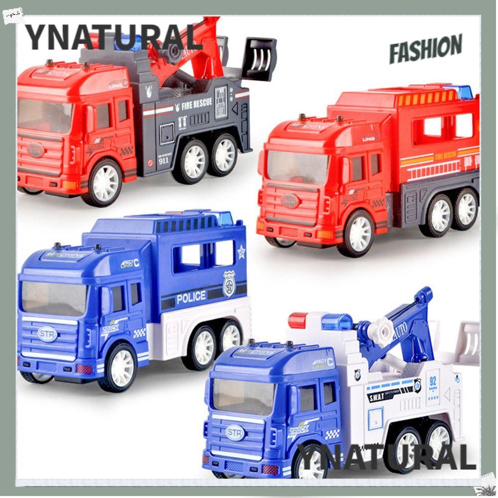YNATURAL Xe Cứu Hỏa Đồ Chơi Không Dùng Pin