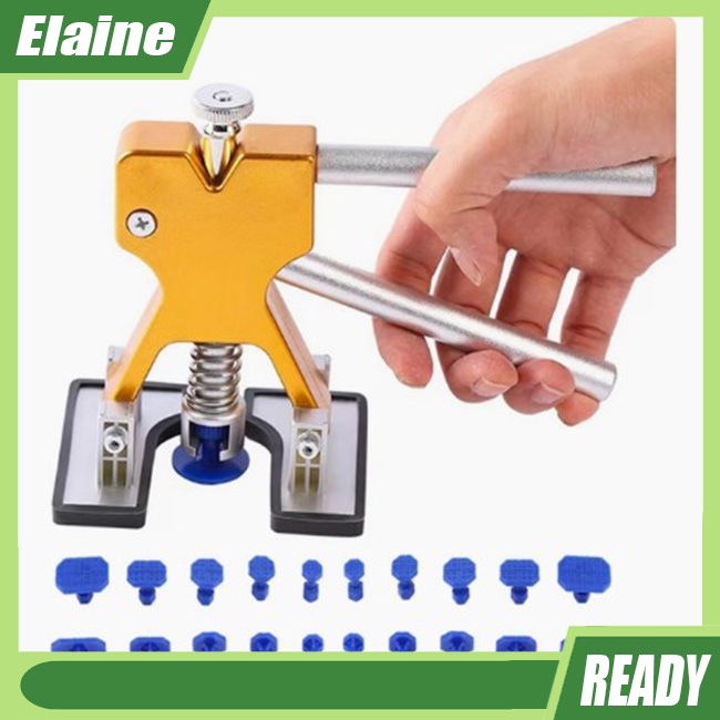 Elaine car body sheet metal paintless dent puller kit với 18 tab công cụ sửa chữa loại bỏ hố đá tự động nhiều kích thước