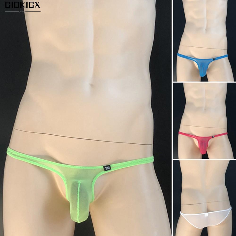 Sexy mens mesh low rise bikini thong g string briefs tanga underwear đồ bơi