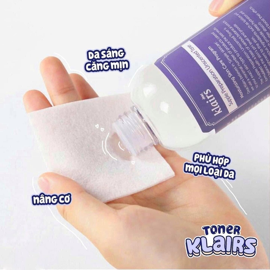 Toner Klairs cho da nhạy cảm 180ML + 6% shopee