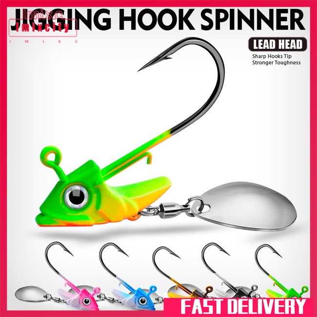 Lưỡi câu mồi mềm IMIXCITY 7.5g 10.5g 15g có tạ với cánh quay