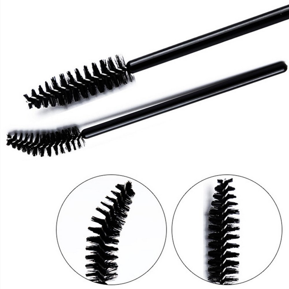 Set 5 cọ chuốt mi đen bàn chải lông mi, chải lông mày có thể uốn