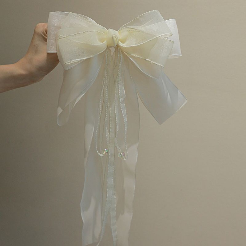 Kẹp Tóc Nơ Ruy Băng Siêu Lớn Thời Trang Cho Nữ