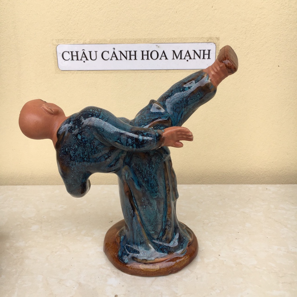 Tượng võ thiếu lâm ghép bonsai