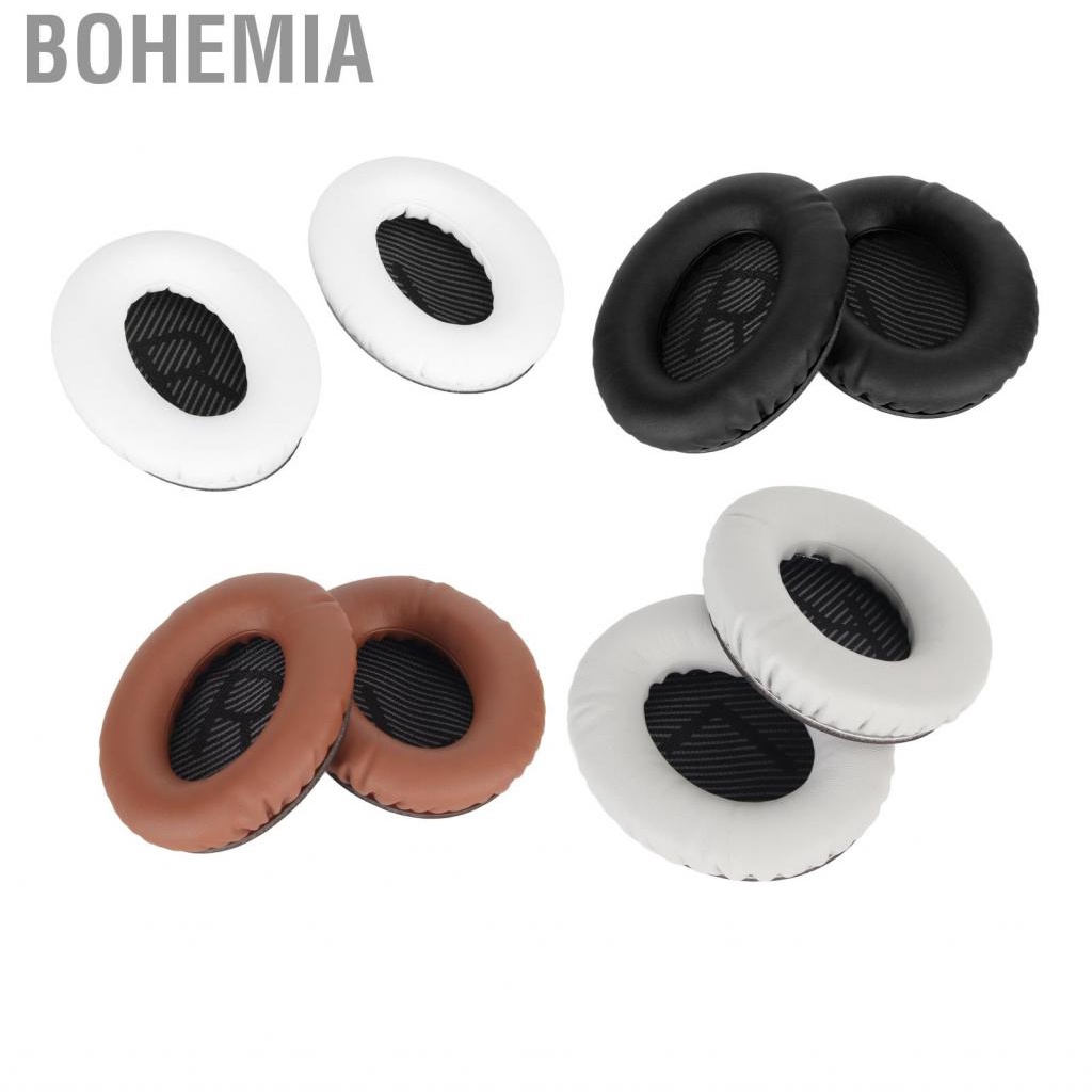 Bohemia Replacement Ear Pads Memory Foam Headphone Cushions For QC35 35ii QC25