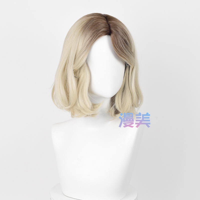 Gwen Stacy Spiderman Across The Spider Verse Cosplay Wig Pink Gradient Wig Anime Cosplay Wigs Heat Resistant Synthetic Hair