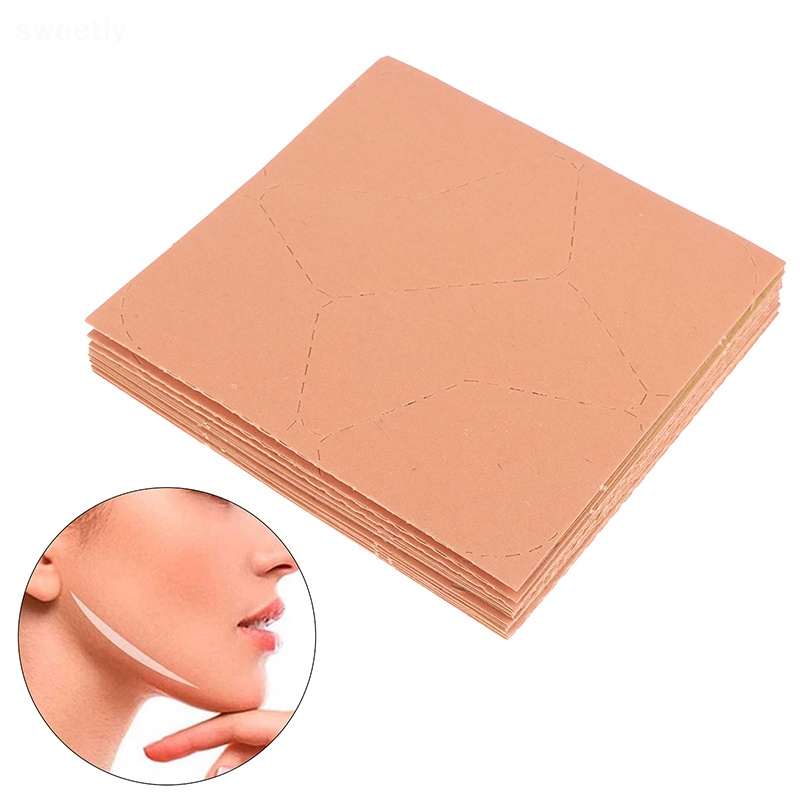 Sweetiy 144 pcs face lift tape thin face sticker anti-wrinkle anti-aging lift up tape frownies facial patches phụ nữ trán nếp nhăn mới