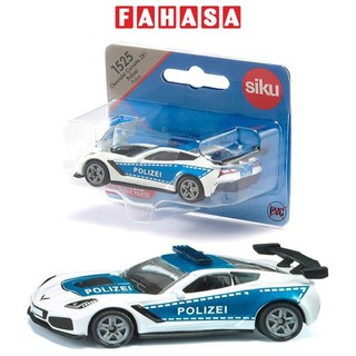Đồ chơi xe cảnh sát chevrolet corvette zr1 police - siku 1525