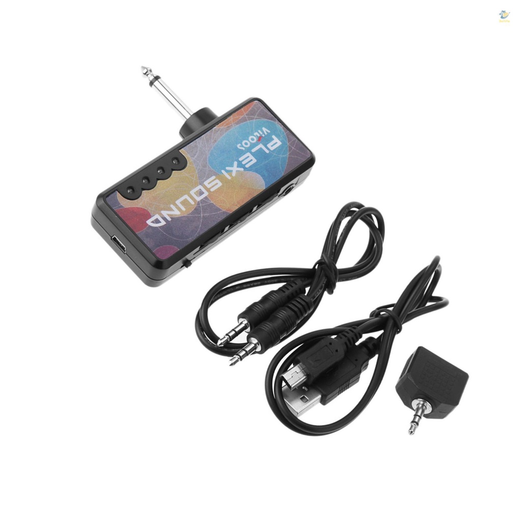 3elife vitoos electric guitar plug mini headphone amp amplifier plexi sound compact portable
