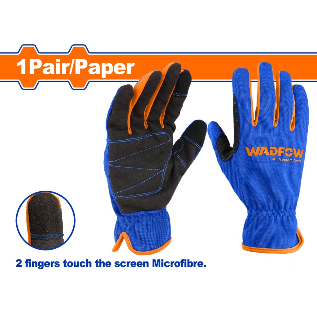 Găng tay cơ khí XL (2 ngón chạm cảm ứng) wadfow WMG1E02