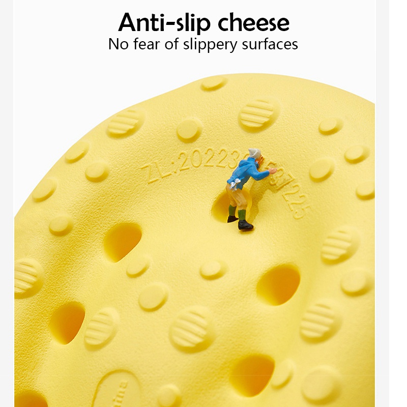 Sandals Hàn Quốc Dép bánh mì nữ sandal Đáy dày chống trượt chống nước Phim hoạt hình dễ thương