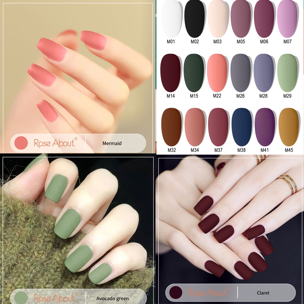 Sơn Móng Tay 8ML Nhanh Khô Không Phai Màu Sắc Nude Quyến Rũ