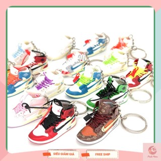 Móc khóa giầy sneaker 3D "Air Jordan 1 Off-white", móc khóa giầy mini