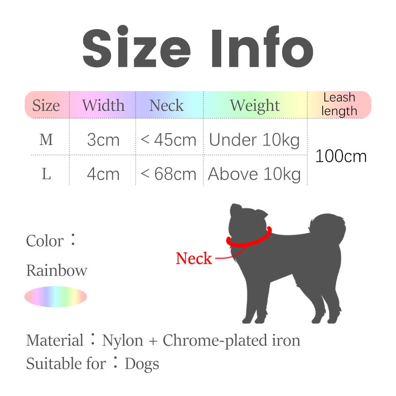 HamshMoc Dây Dắt Thú Cưng Đi Dạo Bằng Thép Không Gỉ Kèm Điều Khiển Chống Trượt