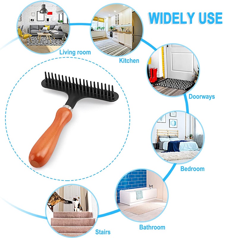 Tấm Thảm Trải Sàn Làm Sạch Lông Rake JP6 Tiện Dụng