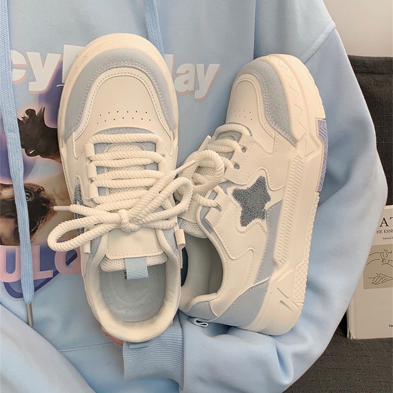 Giày Thể Thao Đế Dày Màu Trắng Mẫu Mới 2023 Thời Trang Cho Nữ