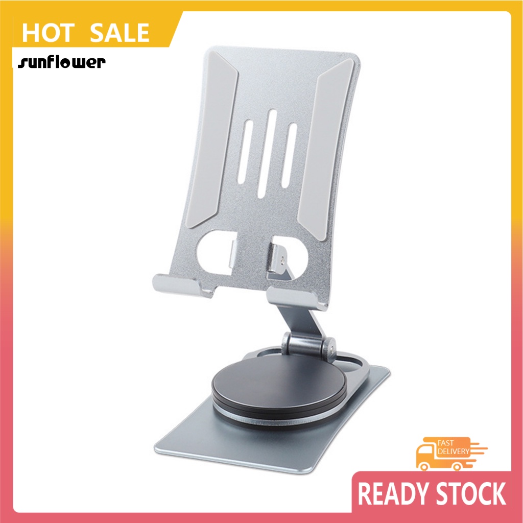 Sf_giá Đỡ Điện Thoại Bằng Kim Loại Trơn Đa Năng Không Cần Chặn Màn Hình Có Thể Gậ