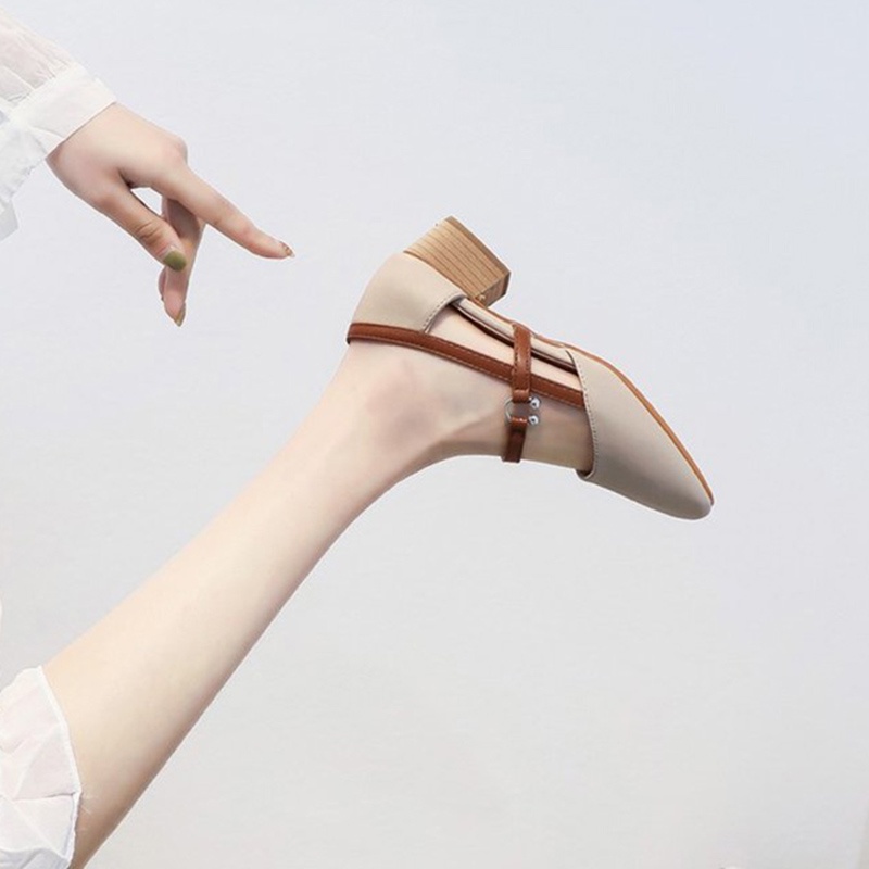 Xăng đan Cao Gót Thời Trang Nữ retro