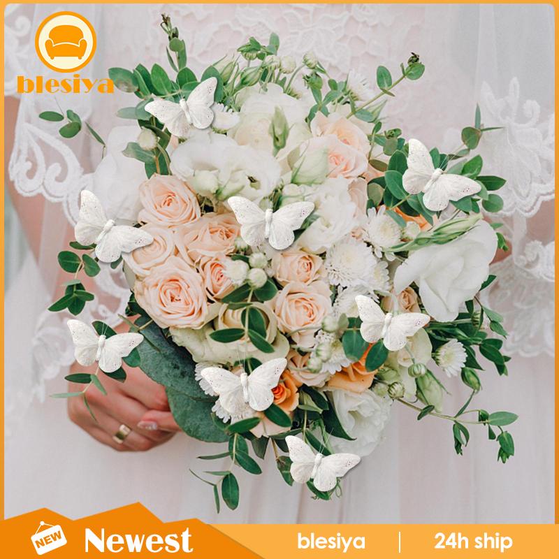 Set 10 Miếng Dán Tường Trang Trí Hình Bướm 3D Đa Ứng Dụng