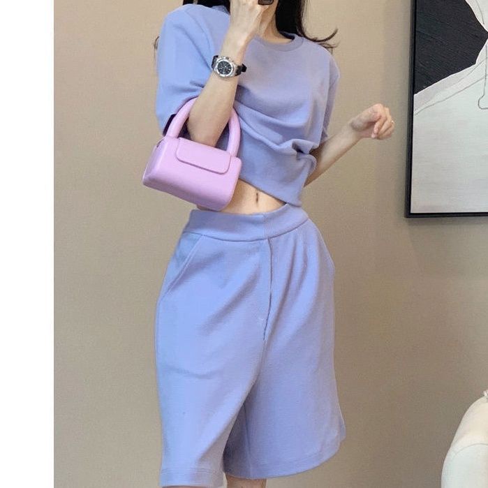 Bộ Đồ Thể Thao Hai Mảnh Thời Trang Mùa Hè Cho Nữ Y2k