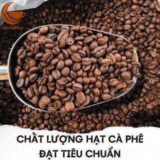 600g Cà Phê Hạt Robusta Nguyên Chất Rang Mộc 100% (chuyên cây giống)