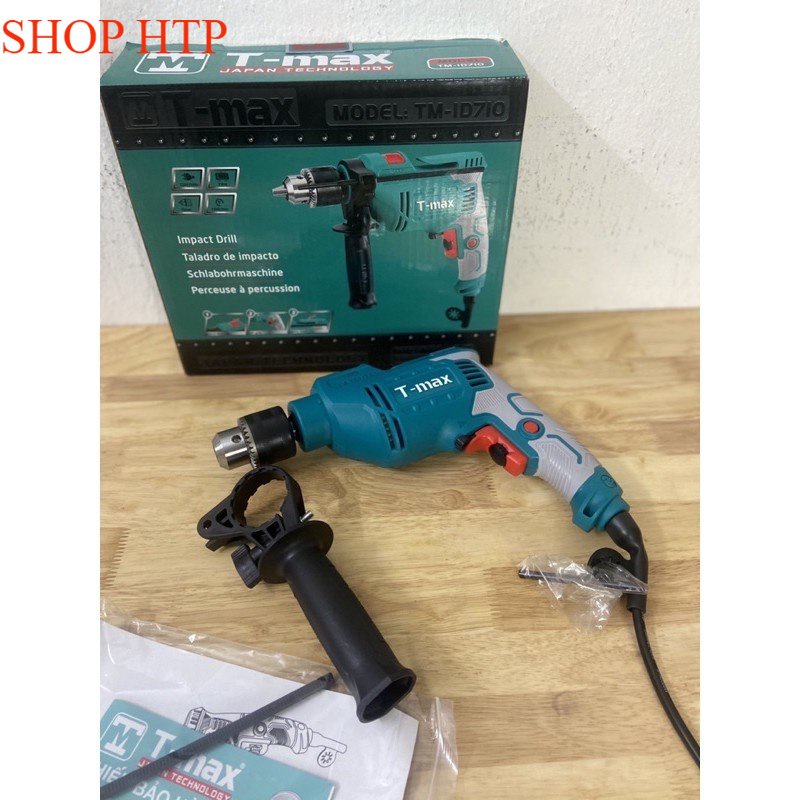 Máy khoan cầm tay TMAX TM-ID710 (710W - 13mm) có khoan tường shop hpt