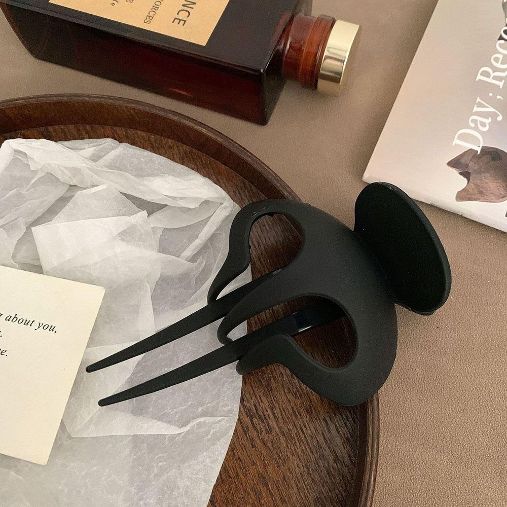 DANES Kẹp Tóc Đuôi Vịt Bằng Acrylic Kiểu Hình Học Phong Cách Retro Thanh Lịch Cho Nữ