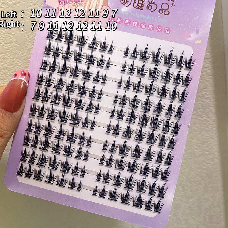 Lông Mi Giả 10 Hàng Dày Dặn Tự Nhiên Hóa Trang Mắt Quỷ