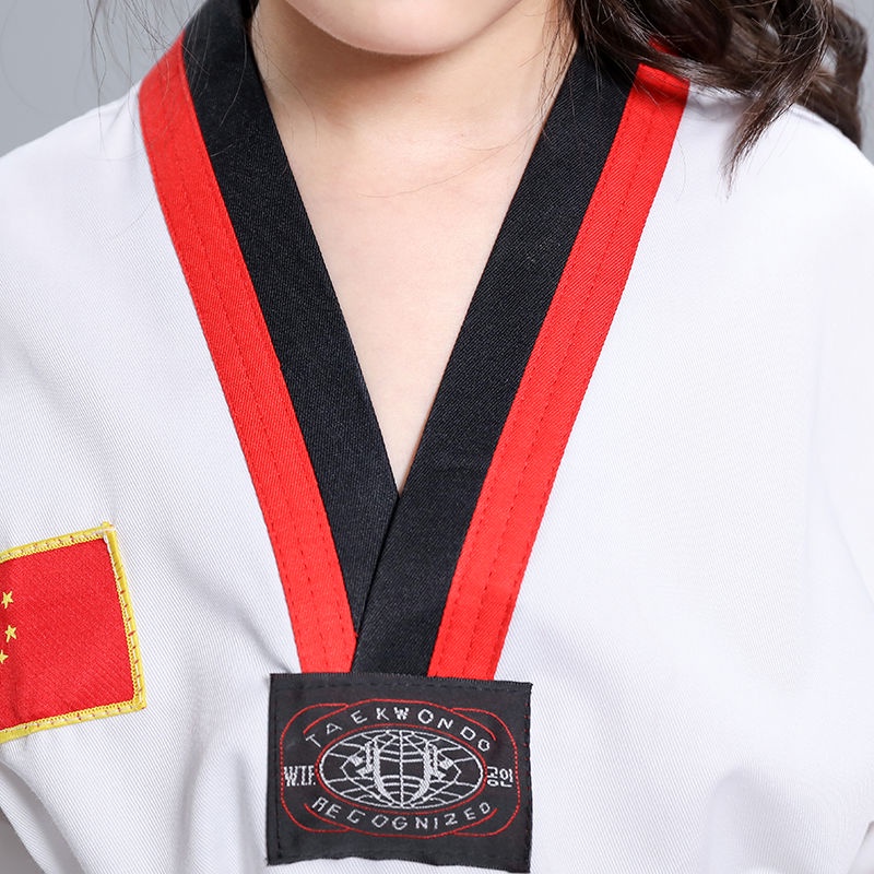 Bộ Quần Áo Tập Võ Taekwondo Vải Cotton Thời Trang Hè Thu Cho Người Mới Bắt Đầu