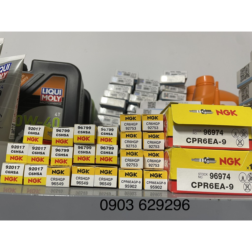 BUGI NGK BẠCH KIM CHÂN NGẮN dhtrh (chi lăng shop 47)